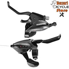 دسته دنده کتی 3X7سرعته شیمانو (SHIMANO) مدل ST-EF500